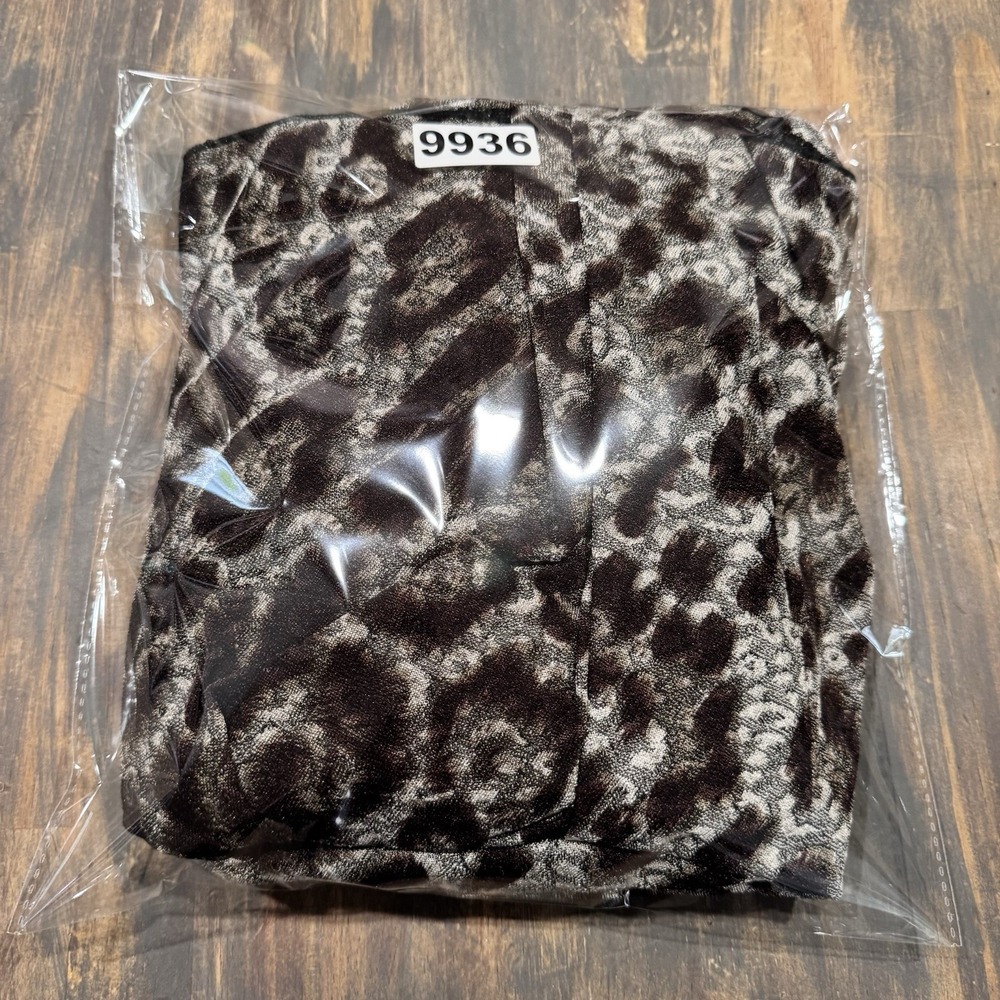 Sadie B's Top Womens Plus 3X Leopard Floral Button Up Tunic Hi Low Sheer - Picture 11 of 11
